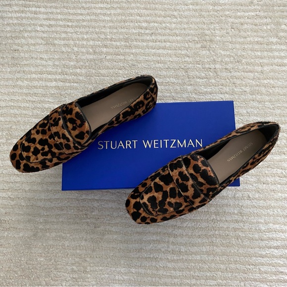 NWT Stuart Weitzman Marlon loafer in hair calf - Picture 4 of 16